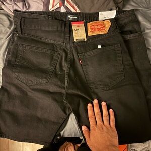 Levi's Charcoal Denim Shorts
